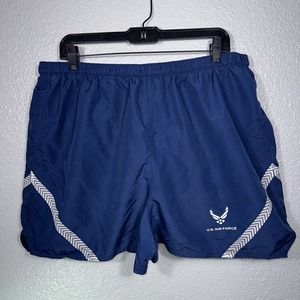U.S. Air Force Mens Blue Lined Drawstring USAF USA Swim Trunks Size XXL